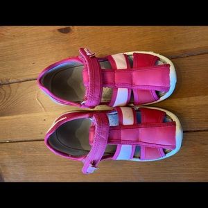 Pink Naturino toddler/kid sandals size 27 ✨